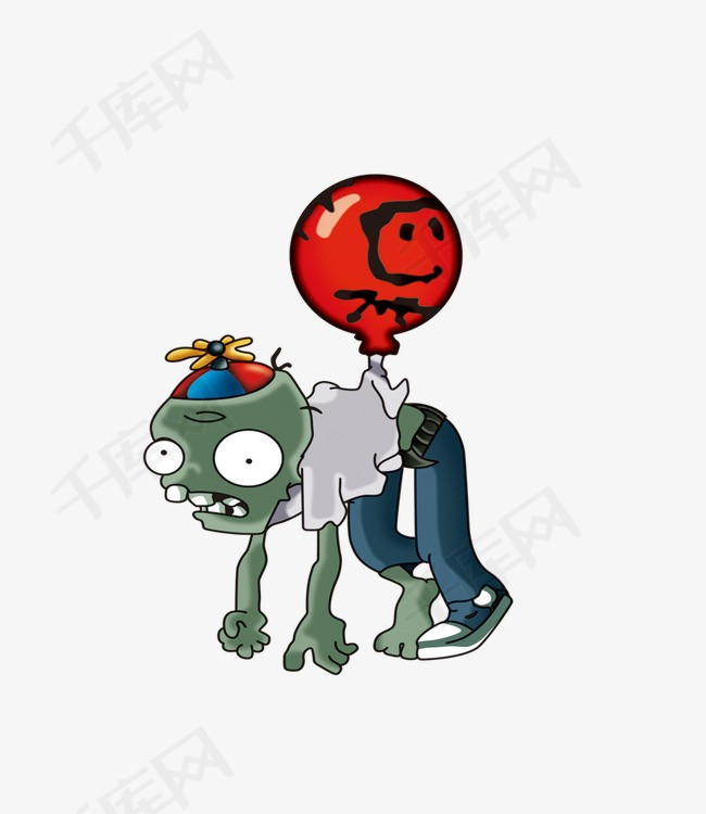气球僵尸素材图片免费下载_高清装饰图案png