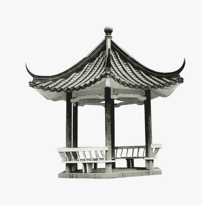 古风亭子png素材-90设计