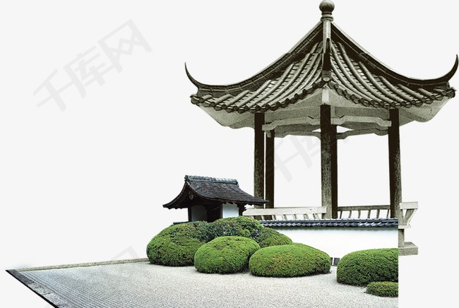 亭子亭子风景背景