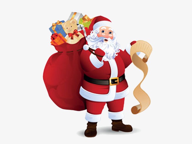 高清png素材免费下载,本次圣诞老人矢量图作品为设计师创作,格式为png