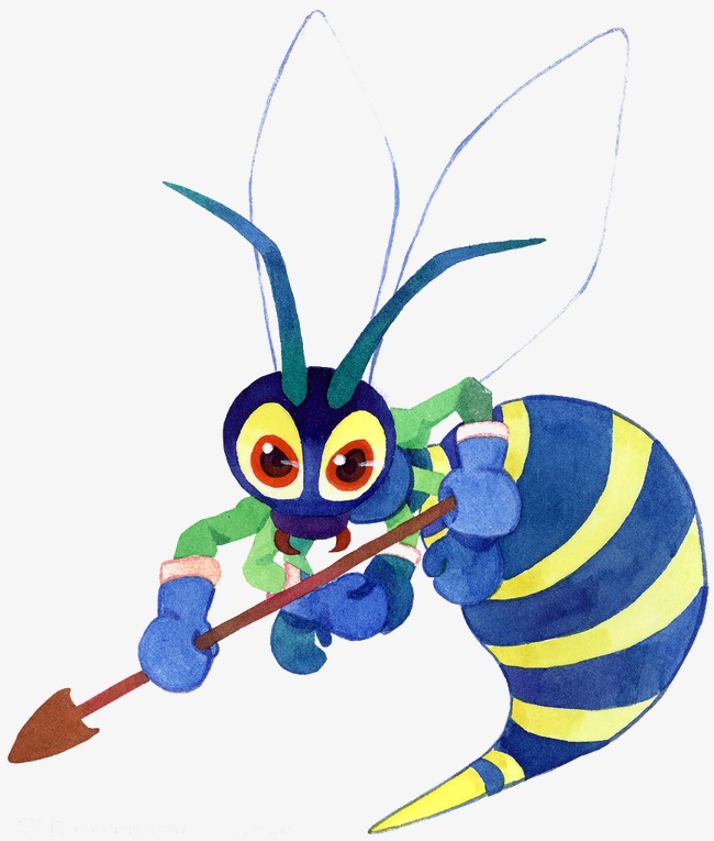 儿童画蜜蜂