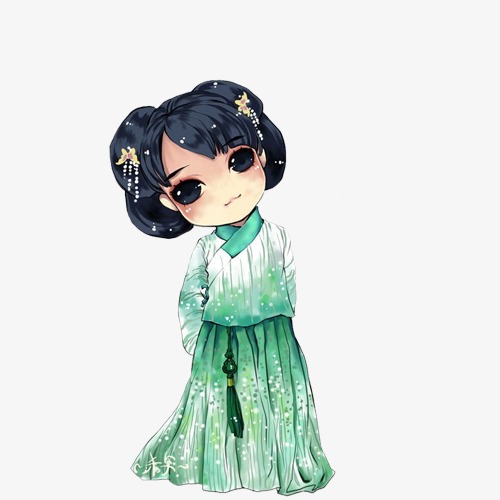 汉服穿搭拼图素材女生,汉服穿搭拼图素材女生图片