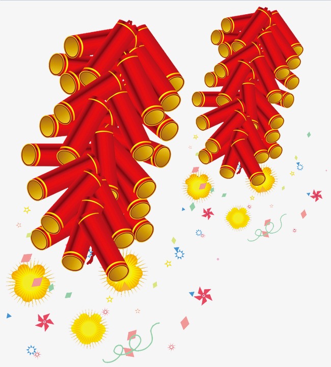 鞭炮烟花爆竹png素材-90设计