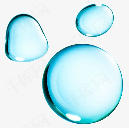 水珠水珠水滴化妆品装饰