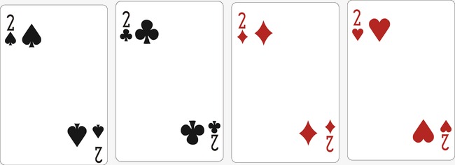 2精美扑克牌模版