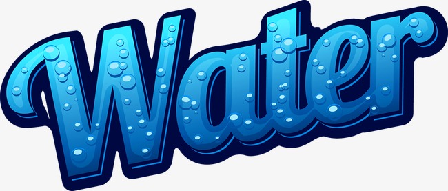 千库网 艺术字 water