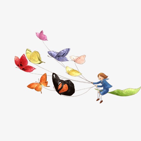 蝴蝶飞女孩