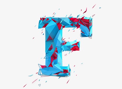 创意字母f