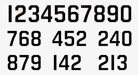 数字图案