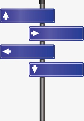 路牌素材图片免费下载_高清装饰图案psd_千库网图片