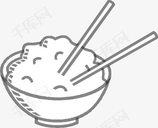 大米饭筷子