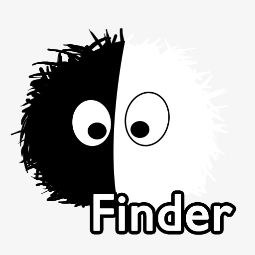 半黑半白毛球素材图片免费下载_高清装饰图案