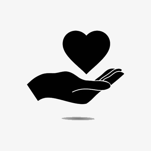 手托爱心