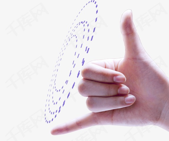 手势手势打电话手指
