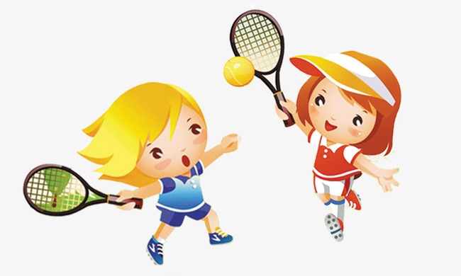 打网球卡通