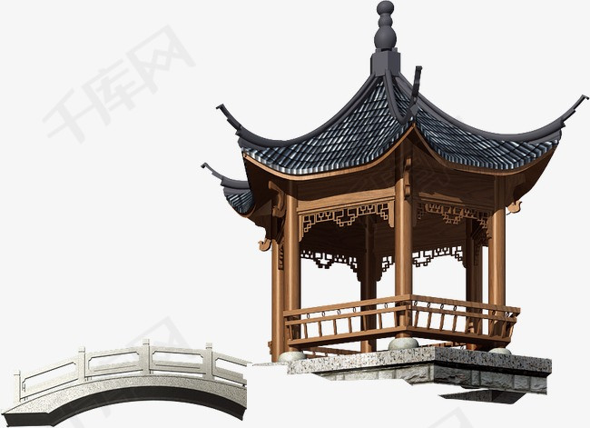 亭子亭子凉亭古代建筑岗亭