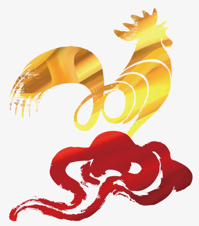 金鸡图案素材图片免费下载_高清装饰图案psd_千库网(图片编号3165942)