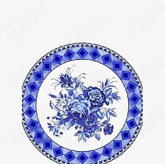 青花瓷素材图片免费下载_高清装饰图案png_千库网