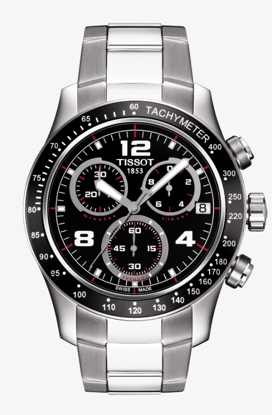 天梭机械表黑色手表男表素材图片免费下载_高