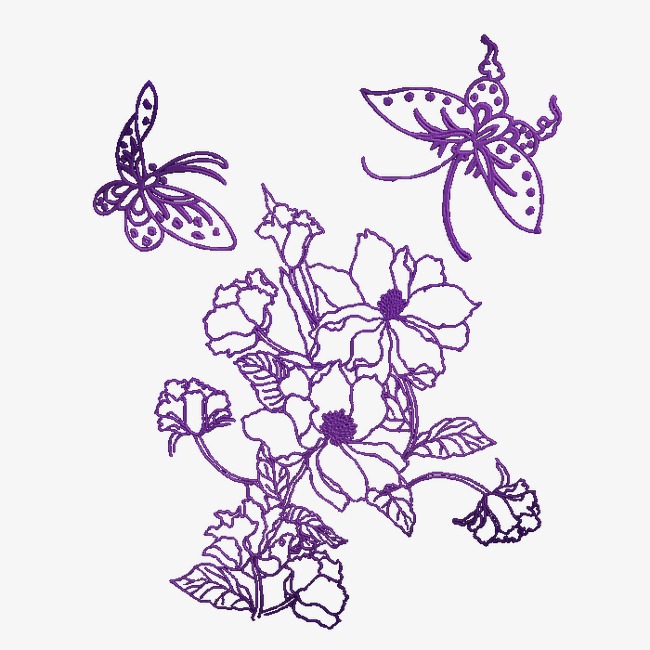 蝶恋花装饰图案