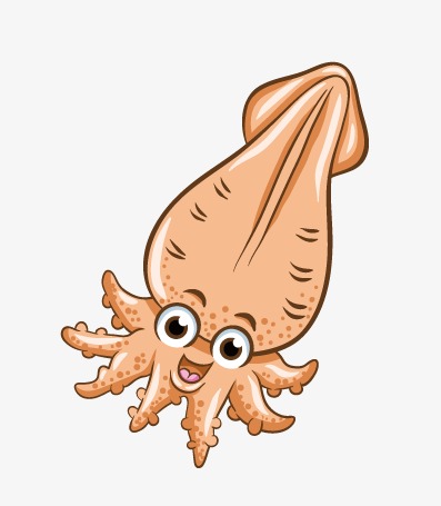 01m 尺寸:397*455 90设计提供高清png手绘动漫素材免费下载,本次章鱼