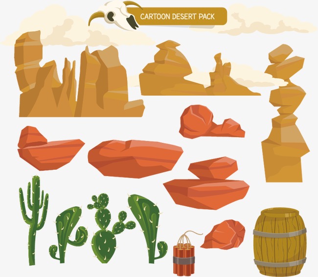 沙漠卡通图标