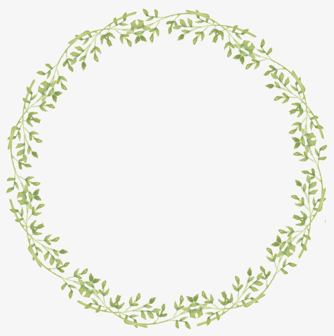 尺寸:3275*3299 90设计提供高清png素材免费下载,本次水墨绿叶边框