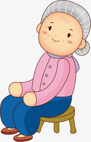 老奶奶人物插画人物卡通人物插画奶奶