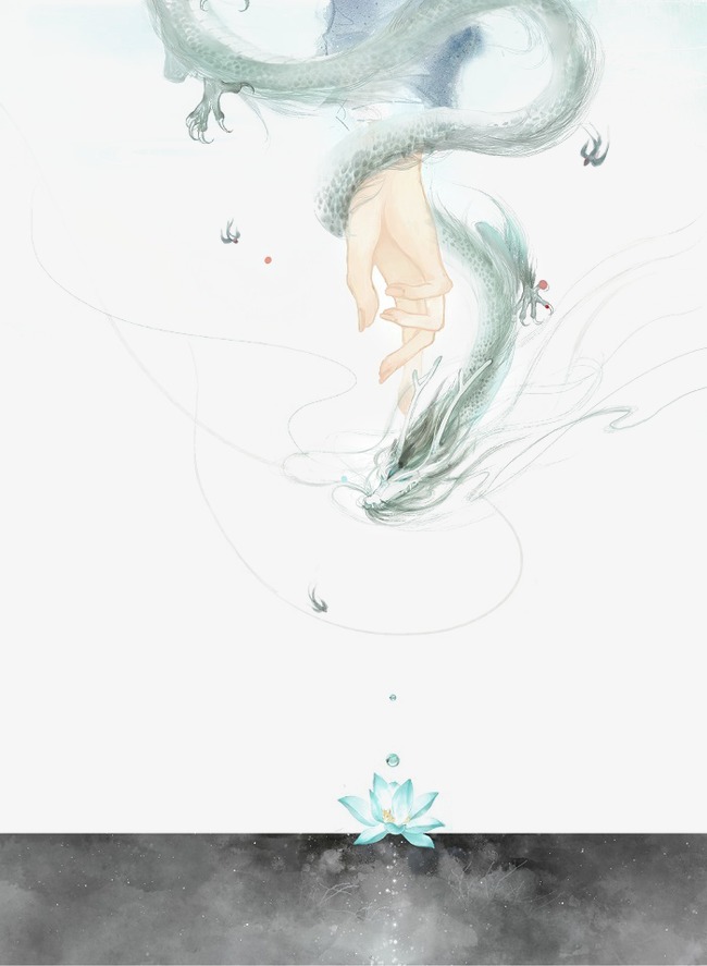 唯美古风插画素材图片免费下载_高清卡通手绘png_千库