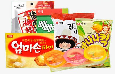韩国零食组合素材图片免费下载_高清装饰图案