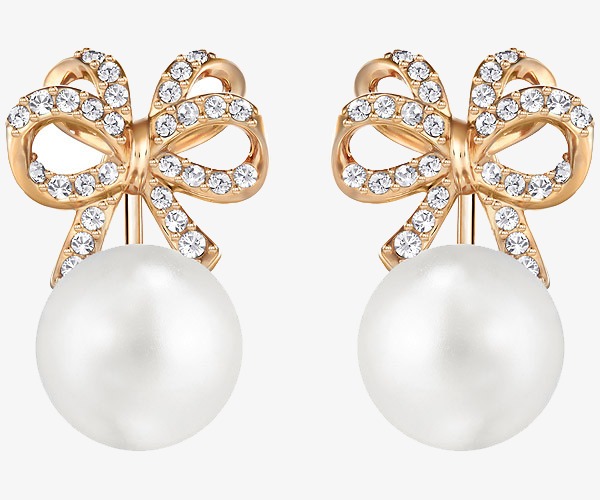 施华洛世奇首饰耳环珍珠素材图片免费下载_高