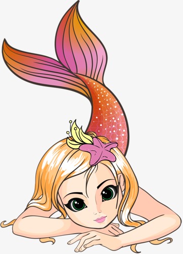 手绘美人鱼