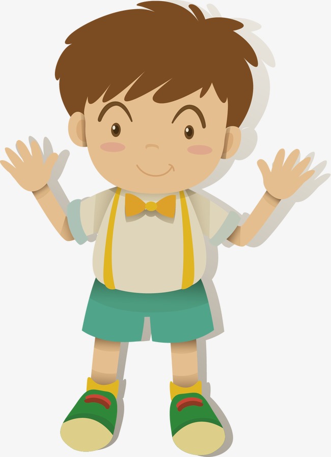 小男孩高举双手看自己身影 猜成语(2)