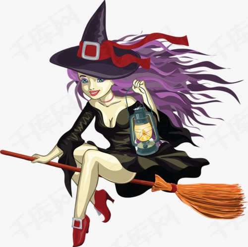 魔女素材图片免费下载_高清png_千库网(图片编号