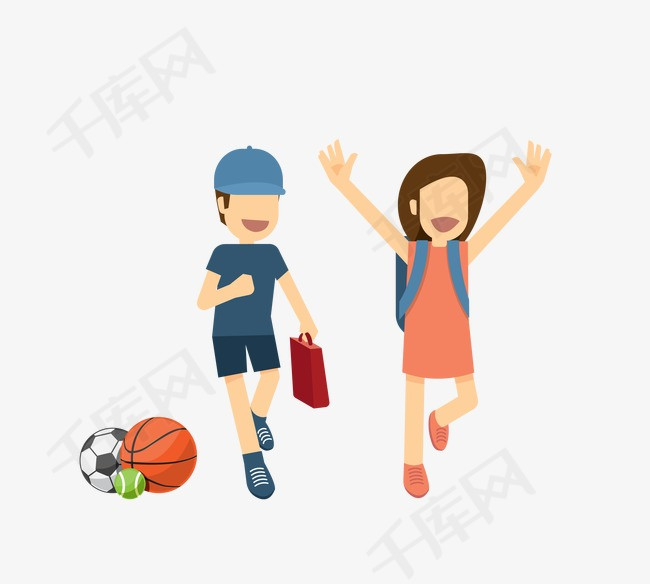 小学生篮球足球小学生上学