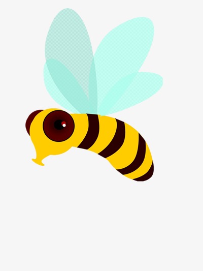 卡通蜜蜂矢量图