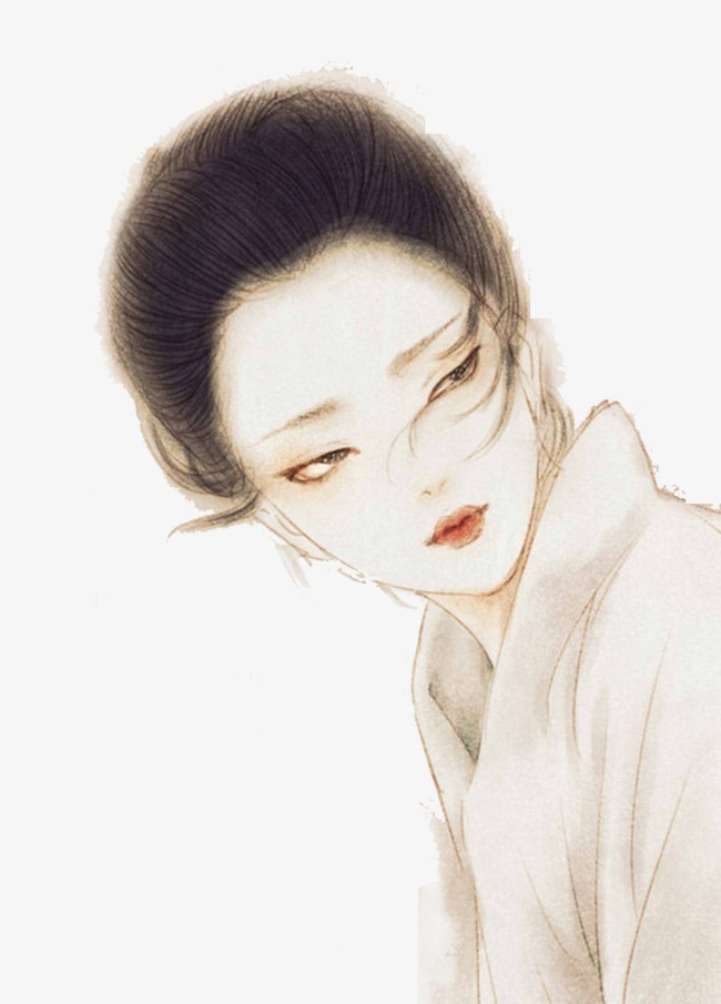 中国风淡雅古风女子