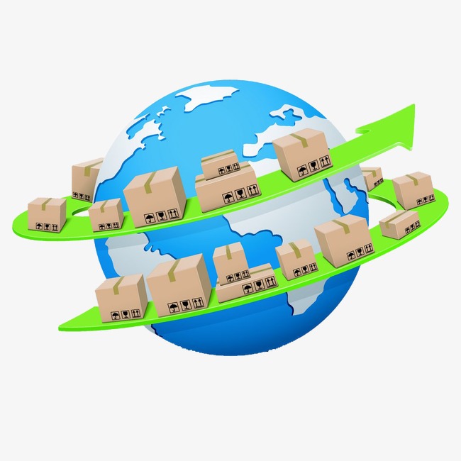 卡通手绘全球货运素材图片免费下载_高清png_千库网