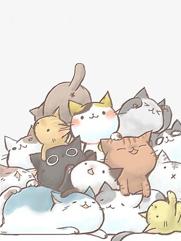 卡通 插画 儿童插画 故事插画 可爱 卡通动物卡通人物 猫咪png免费