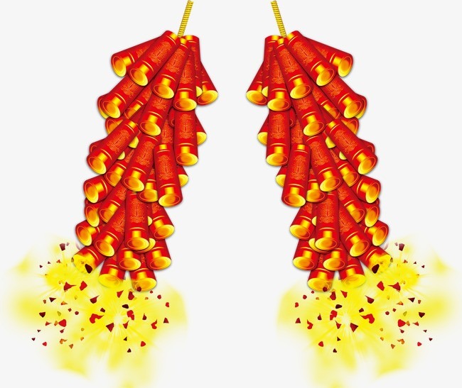 鞭炮剪纸_鞭炮png素材-90设计