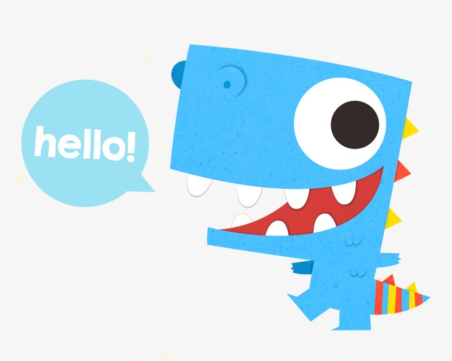 方块彩色小恐龙素材图片免费下载_高清卡通手绘png_千库网(图片编号4017470)