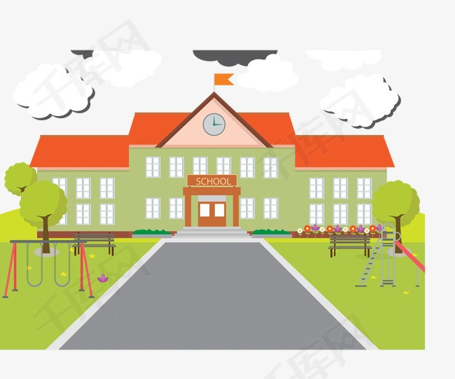 矢量学校素材图片免费下载_高清装饰图案png_千库网
