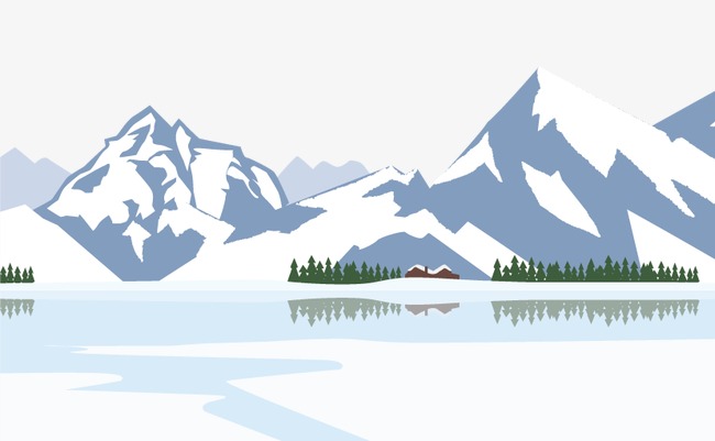 矢量雪山png素材-90设计