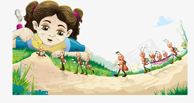 矢量小人国素材图片免费下载_高清卡通手绘psd_千库网