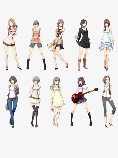 本次手绘模特服装矢量图作品为设计师采购师报名-朱老师创作,格式为