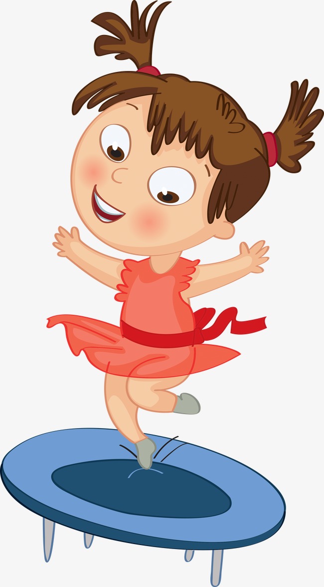 跳舞的卡通小孩素材图片免费下载_高清卡通手绘png_千