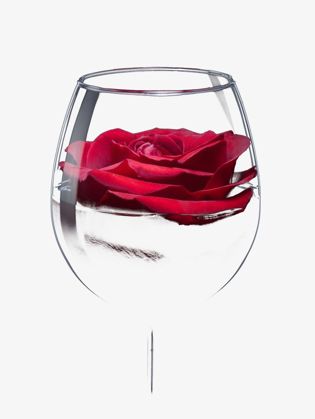透明玻璃杯高脚杯酒杯红酒杯免抠素材