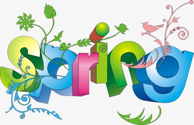 spring_艺术字设计_千库网