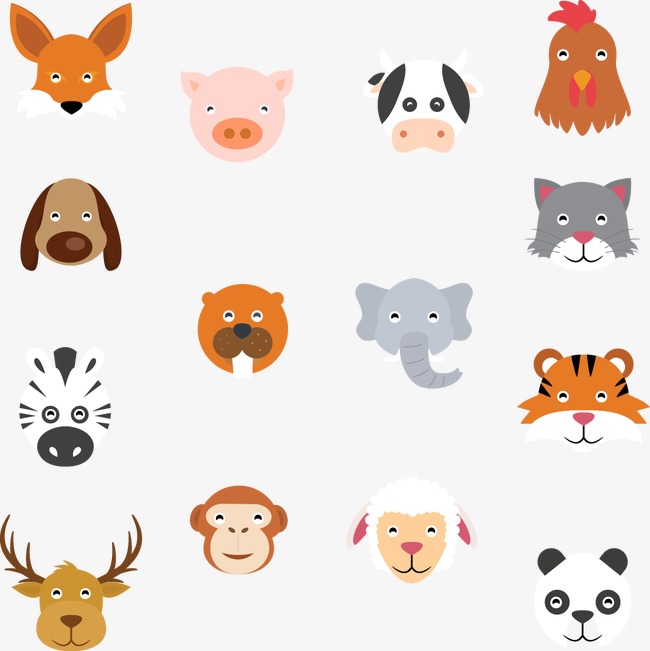 动物头像组合