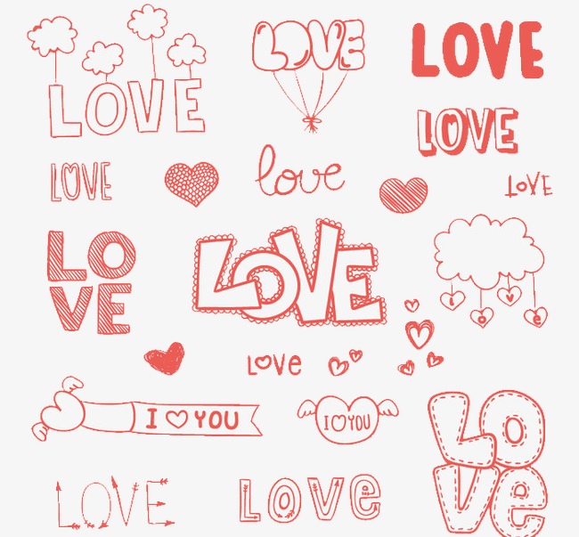 love_艺术字设计_千库网